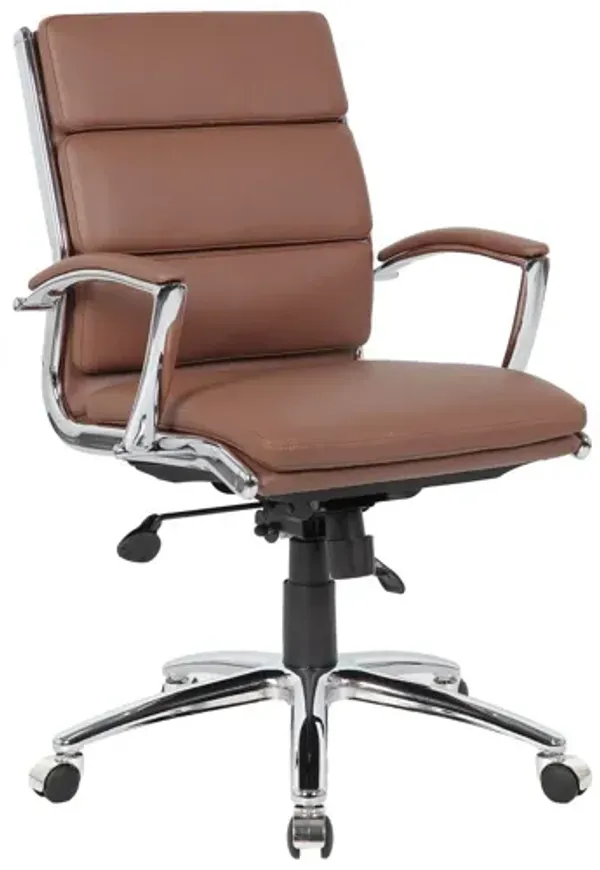 OfficeSource | Merak | Executive Mid Back with Chrome Frame