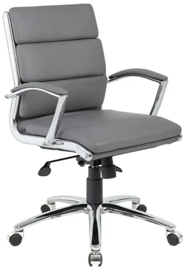 OfficeSource | Merak | Executive Mid Back with Chrome Frame