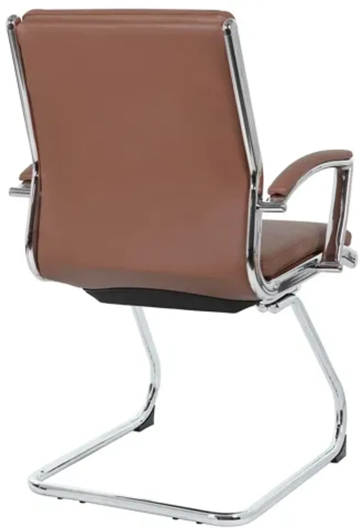 OfficeSource | Merak | Executive Guest Sled Base with Chrome Frame