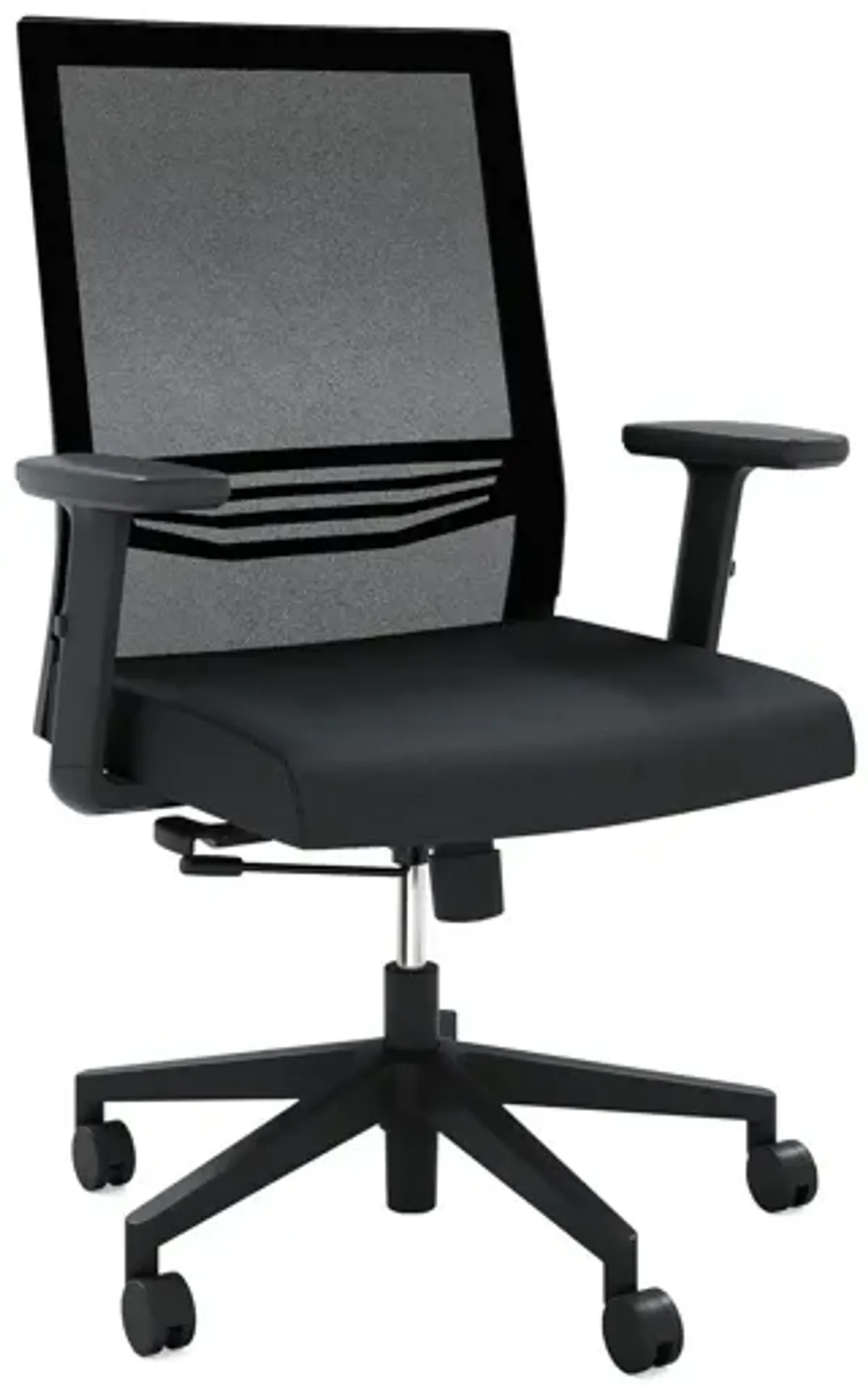 OfficeSource | Oslo | Mid Back Mesh Task Chair with Adjustable Arms