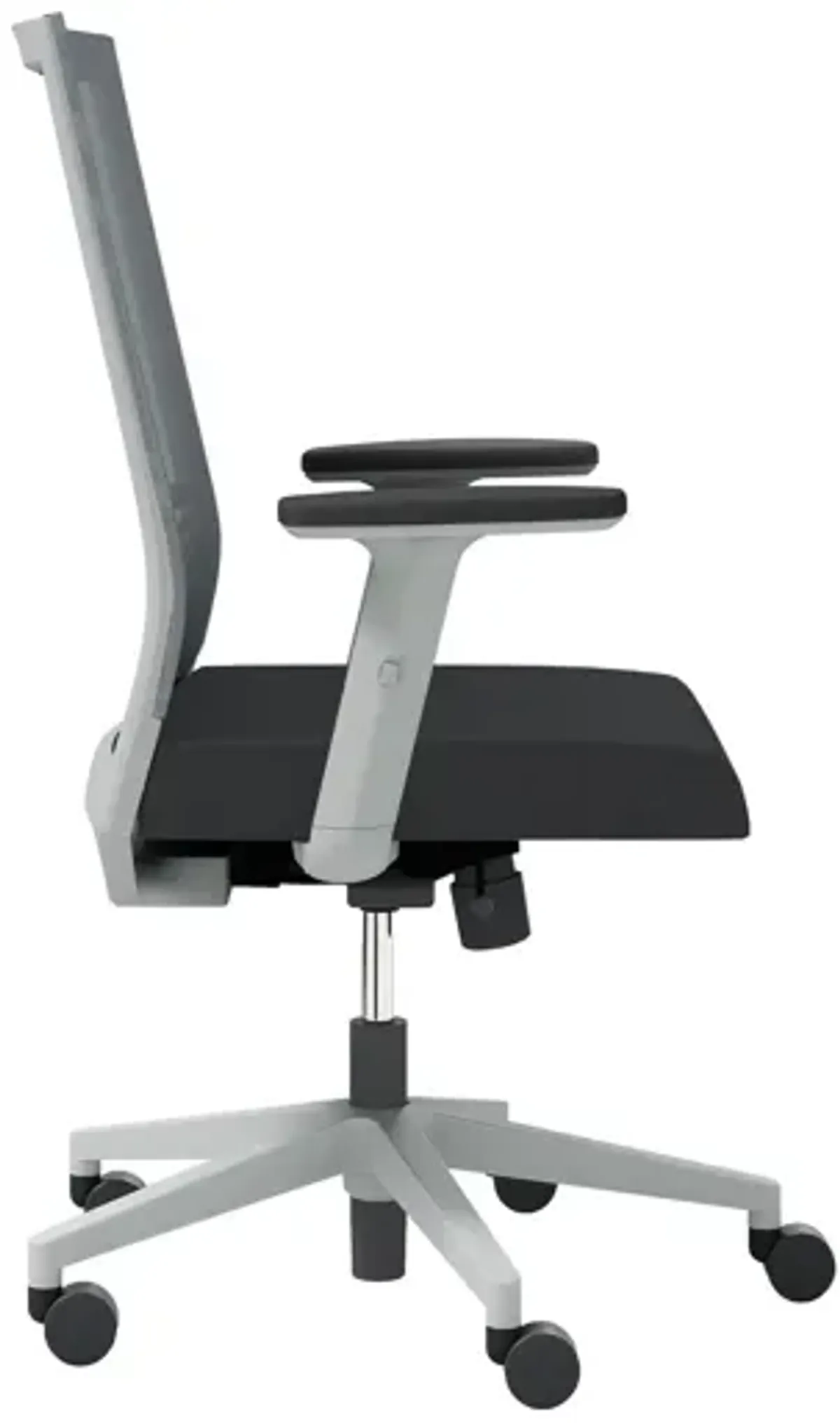 OfficeSource | Oslo | Mid Back Mesh Task Chair with Adjustable Arms