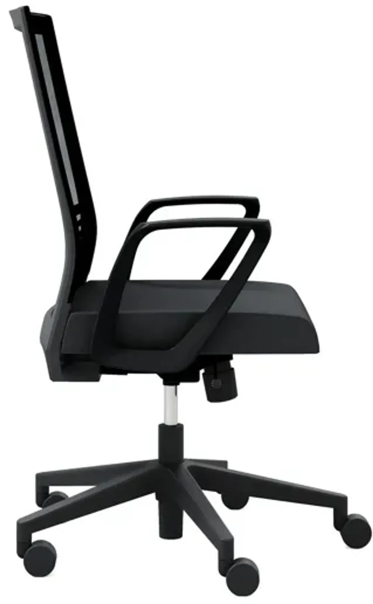 OfficeSource | Oslo | Mid-Back Mesh Conference Chair with Fixed Arms