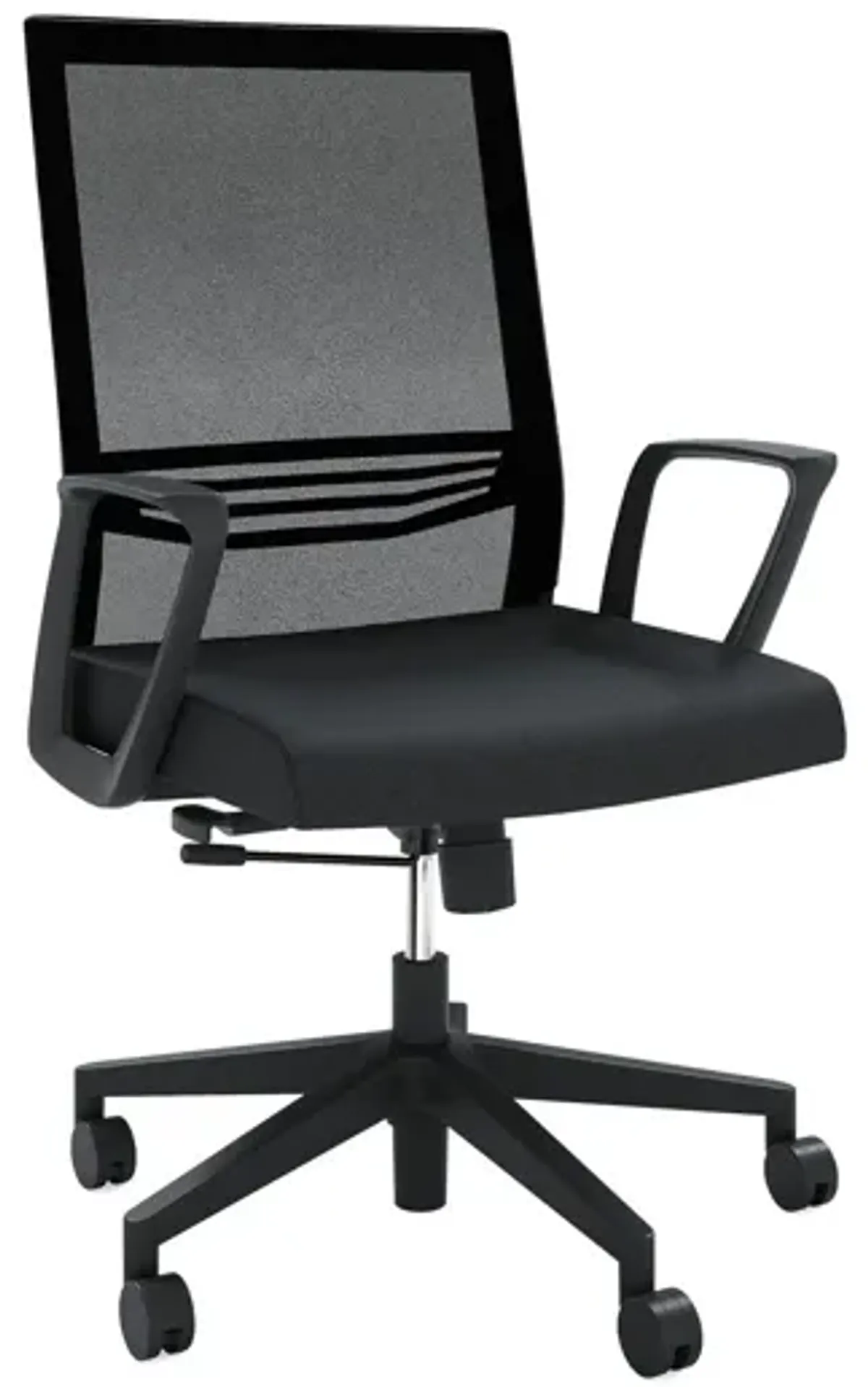 OfficeSource | Oslo | Mid-Back Mesh Conference Chair with Fixed Arms