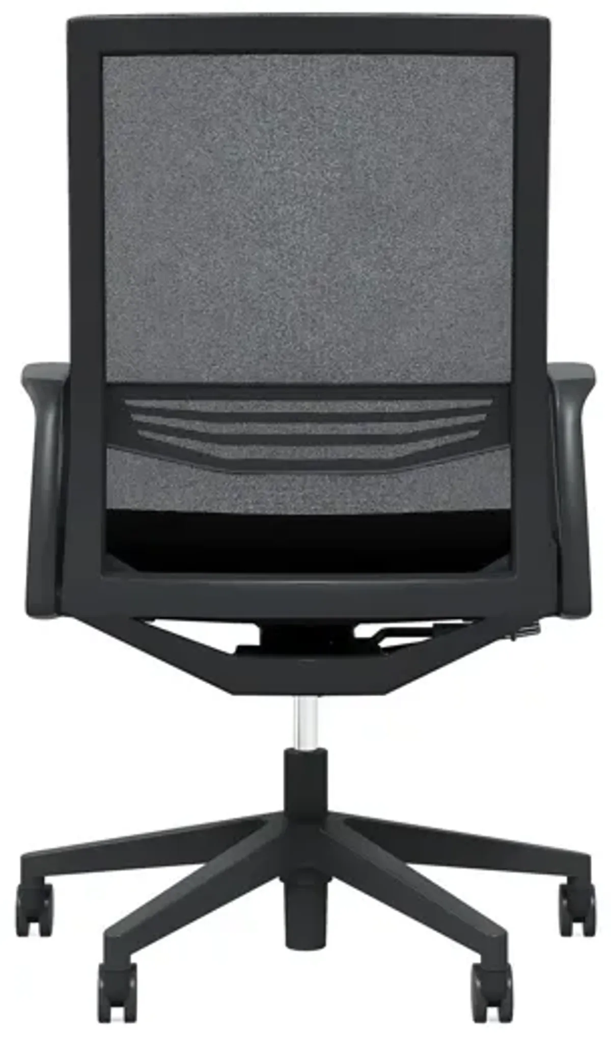 OfficeSource | Oslo | Mid-Back Mesh Conference Chair with Fixed Arms