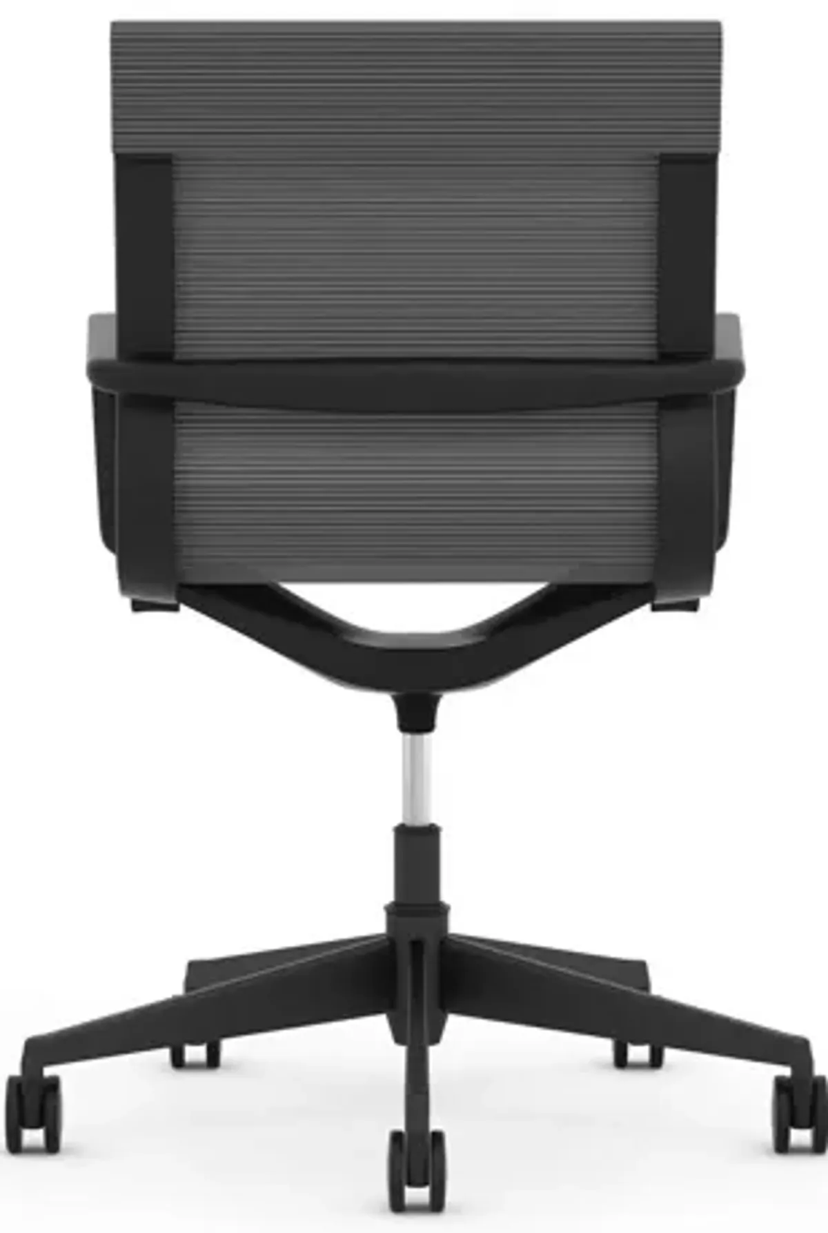 OfficeSource | Franklin Collection | Mesh Swivel Chair with Black Frame
