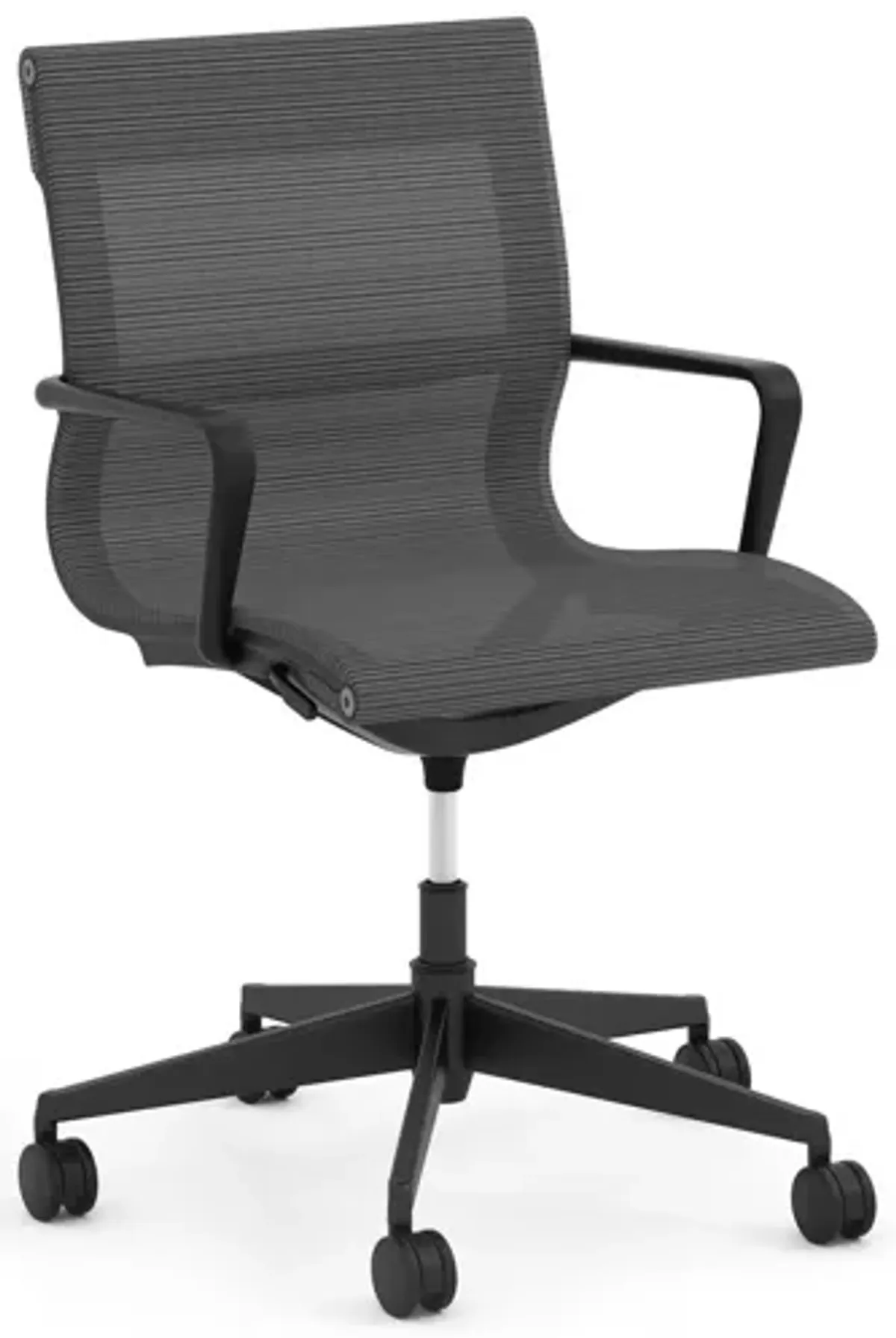 OfficeSource | Franklin Collection | Mesh Swivel Chair with Black Frame