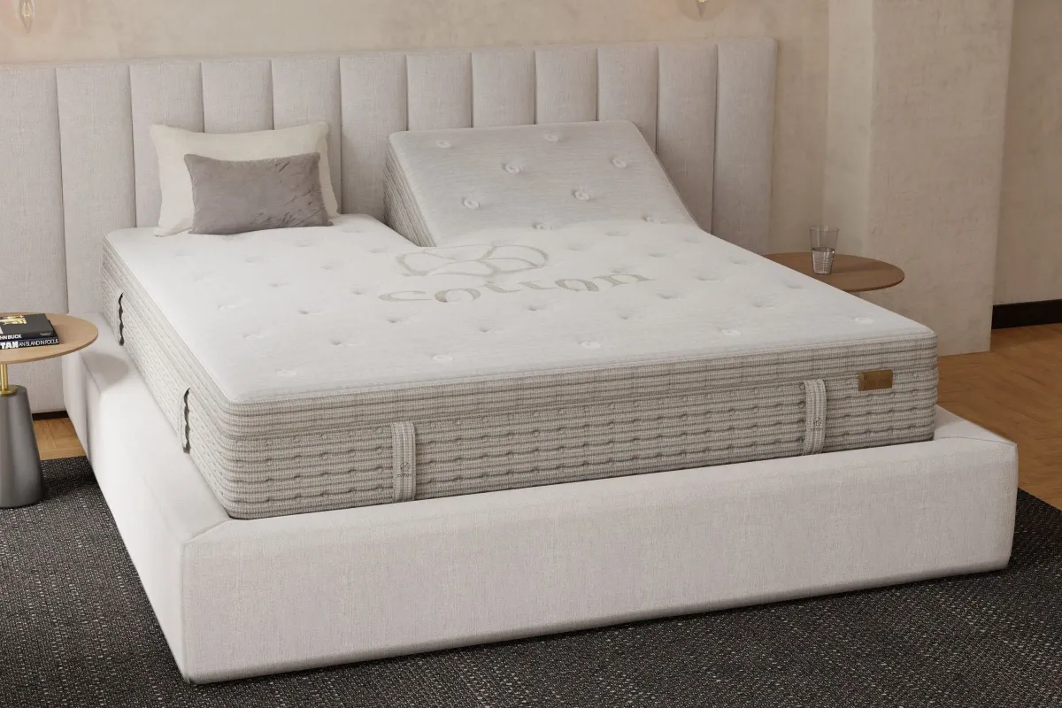 King Koil Natural Legacy Luxury Firm Eurotop Innerspring Split Head Queen 15.5" Mattress