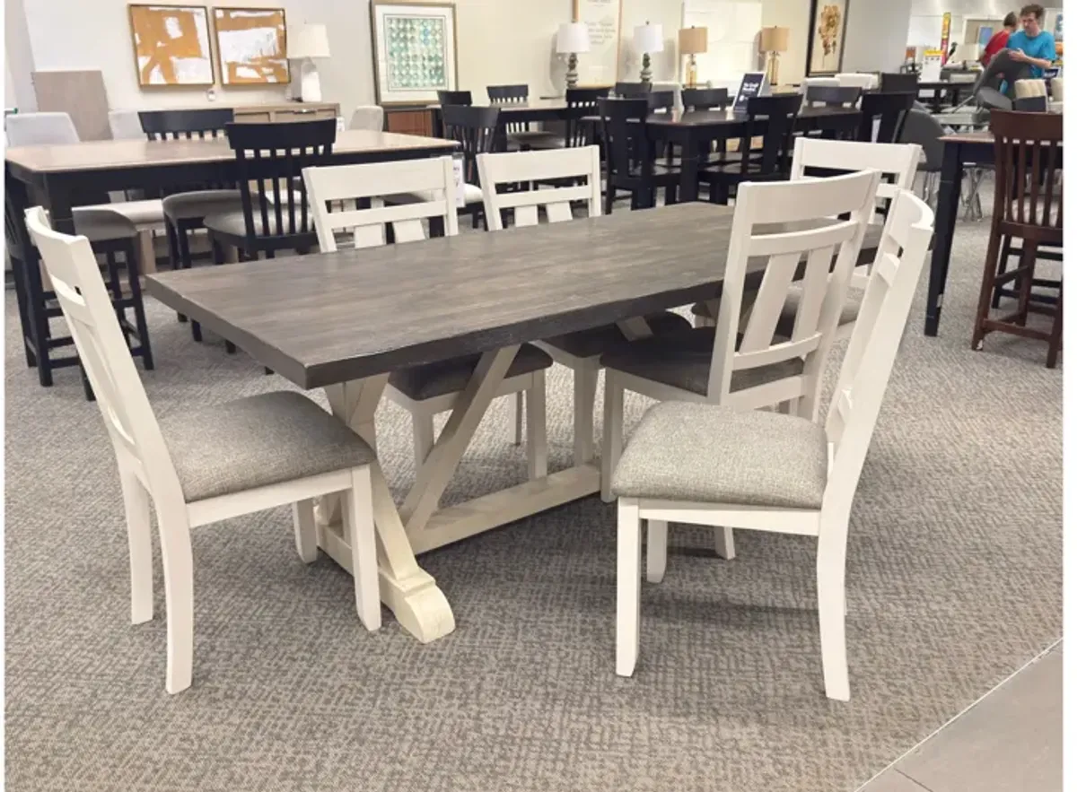 Willow Run Table + 6 Portage Charis