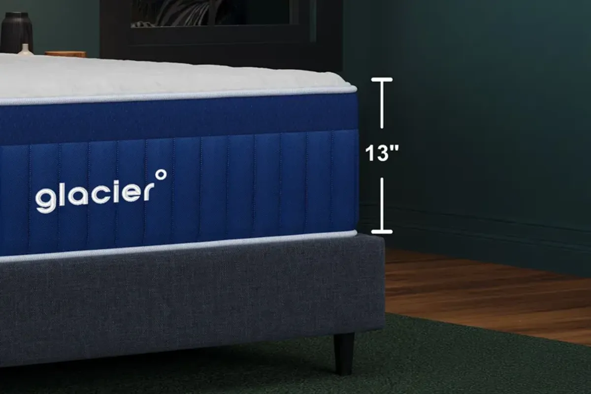 Glacier Summit Medium Hybrid 13" Twin Mattress