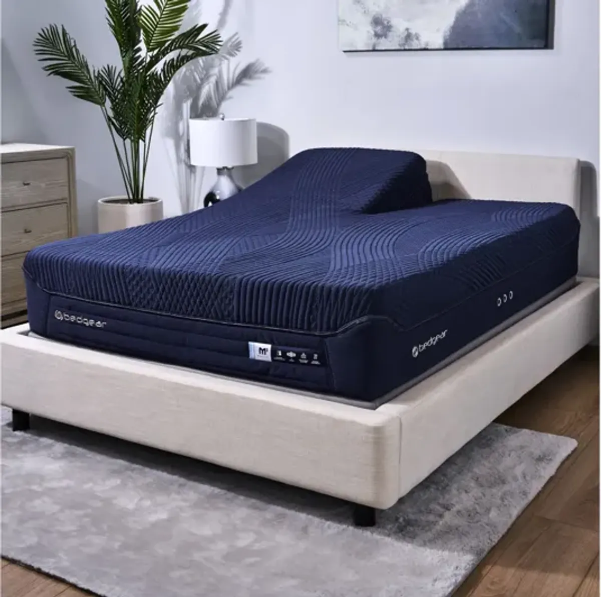 Bedgear® M3 Night Ice Performance® Hybrid 0.0-0.0 Split Head Queen 12" Mattress