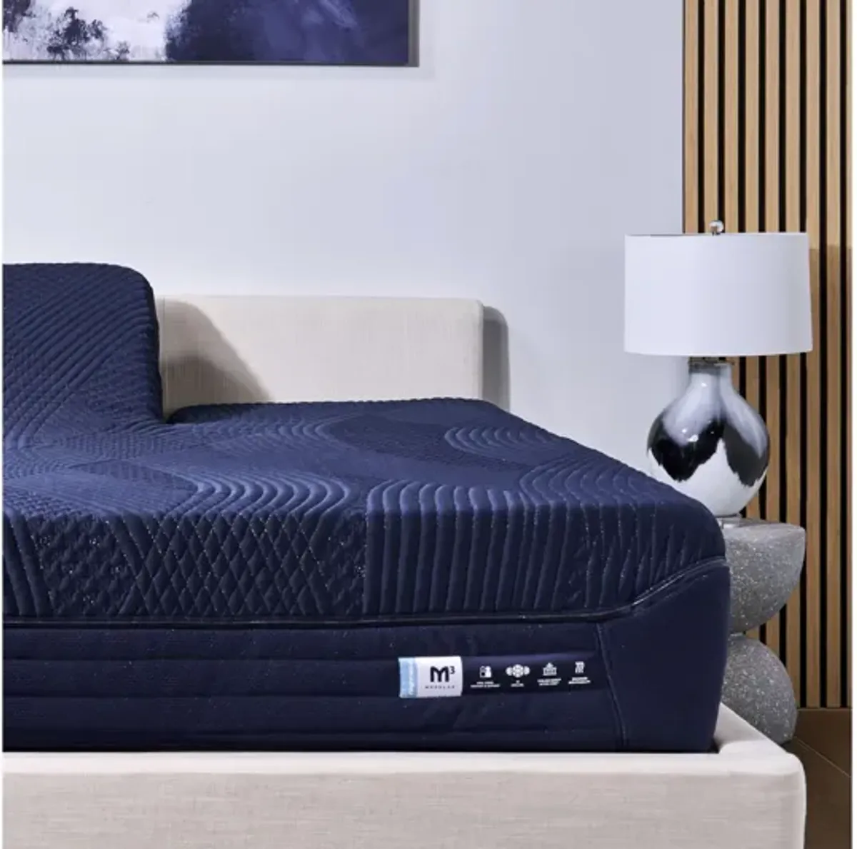 Bedgear® M3 Night Ice Performance® Hybrid 2.0-2.0 Split Head Queen 12" Mattress