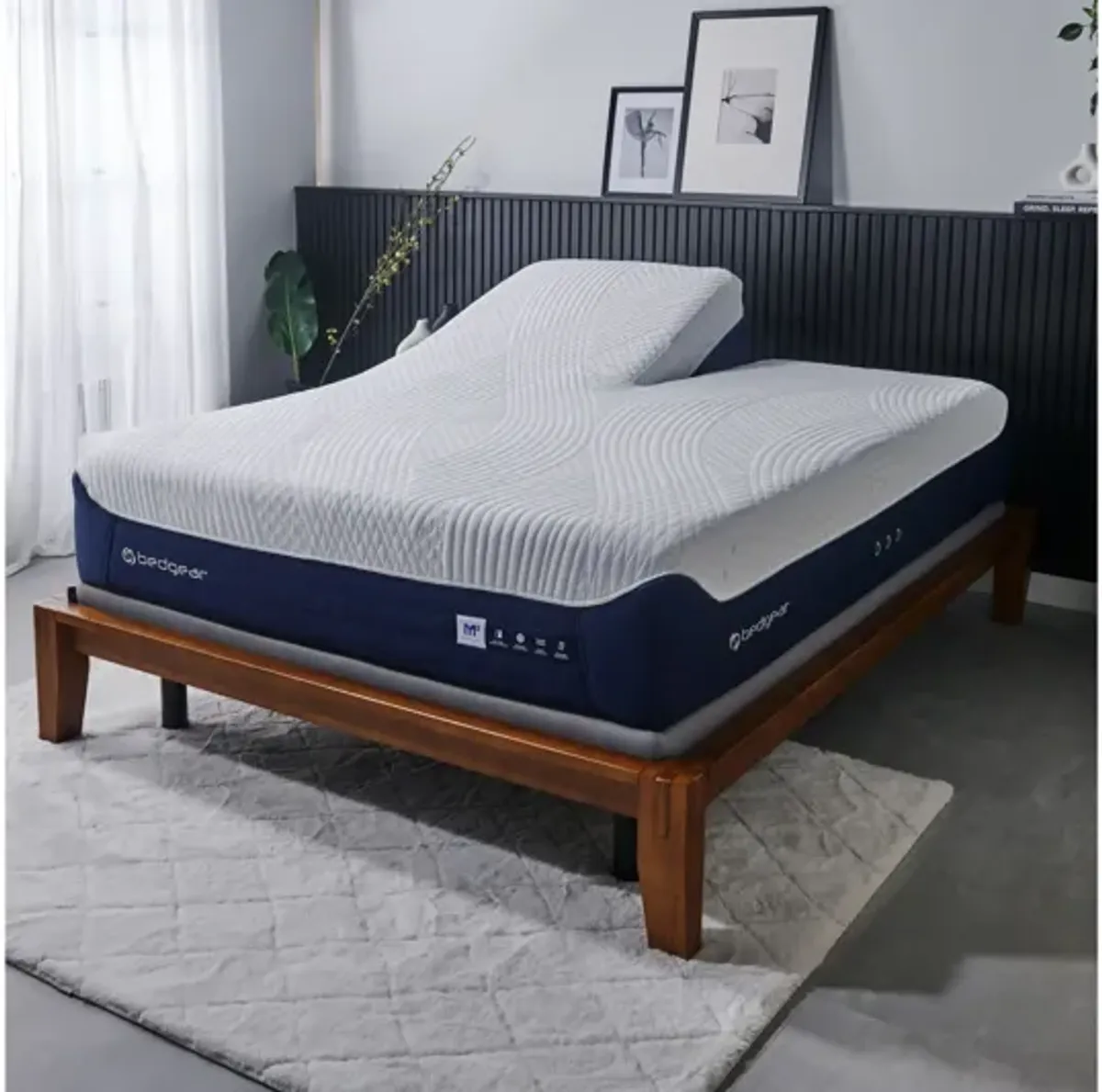 Bedgear® M3 Performance® Hybrid 0.0-2.0 Split Head Queen 12" Mattress