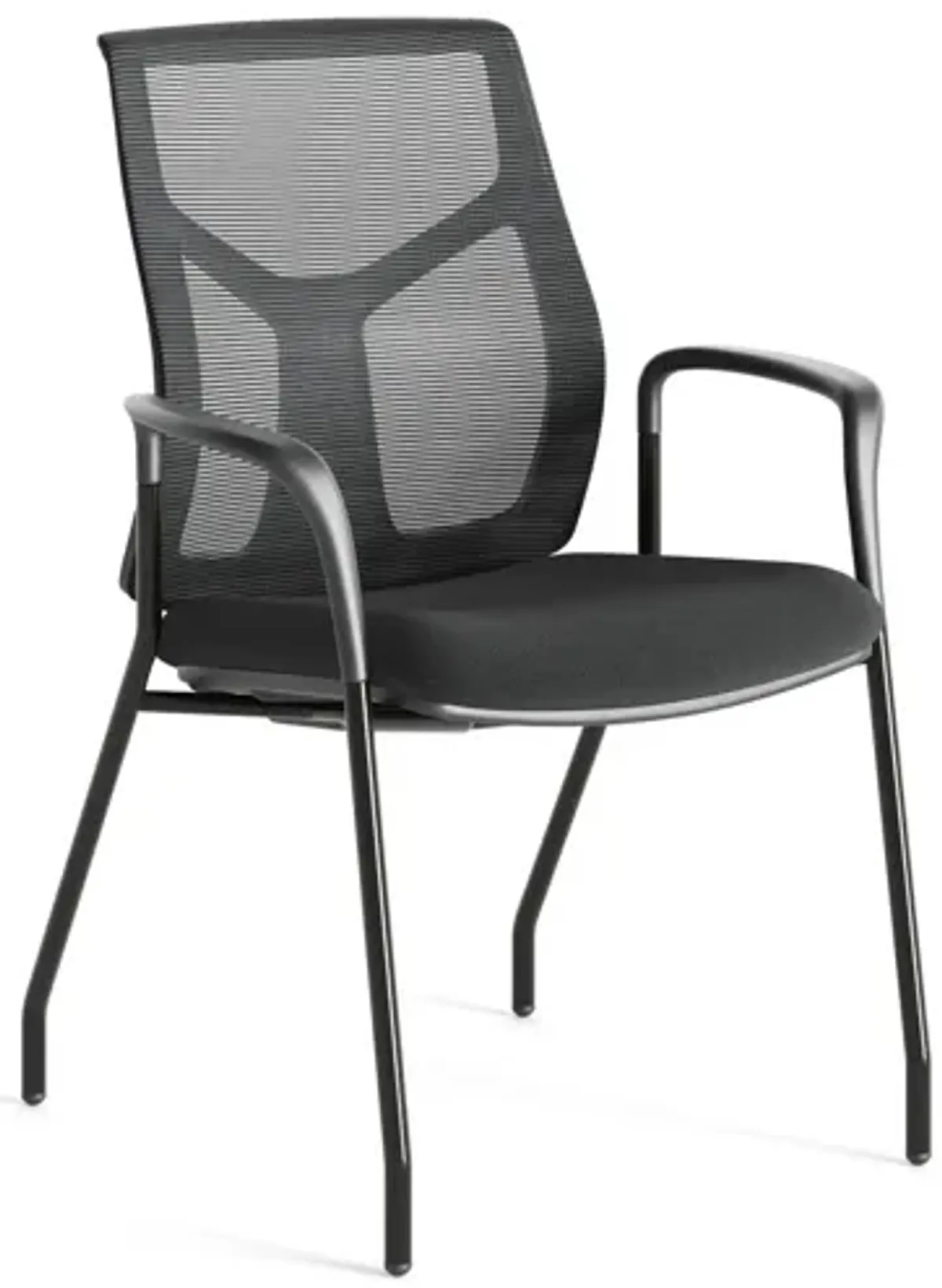 OfficeSource Starlight Executive Guest Chair with Black Frame