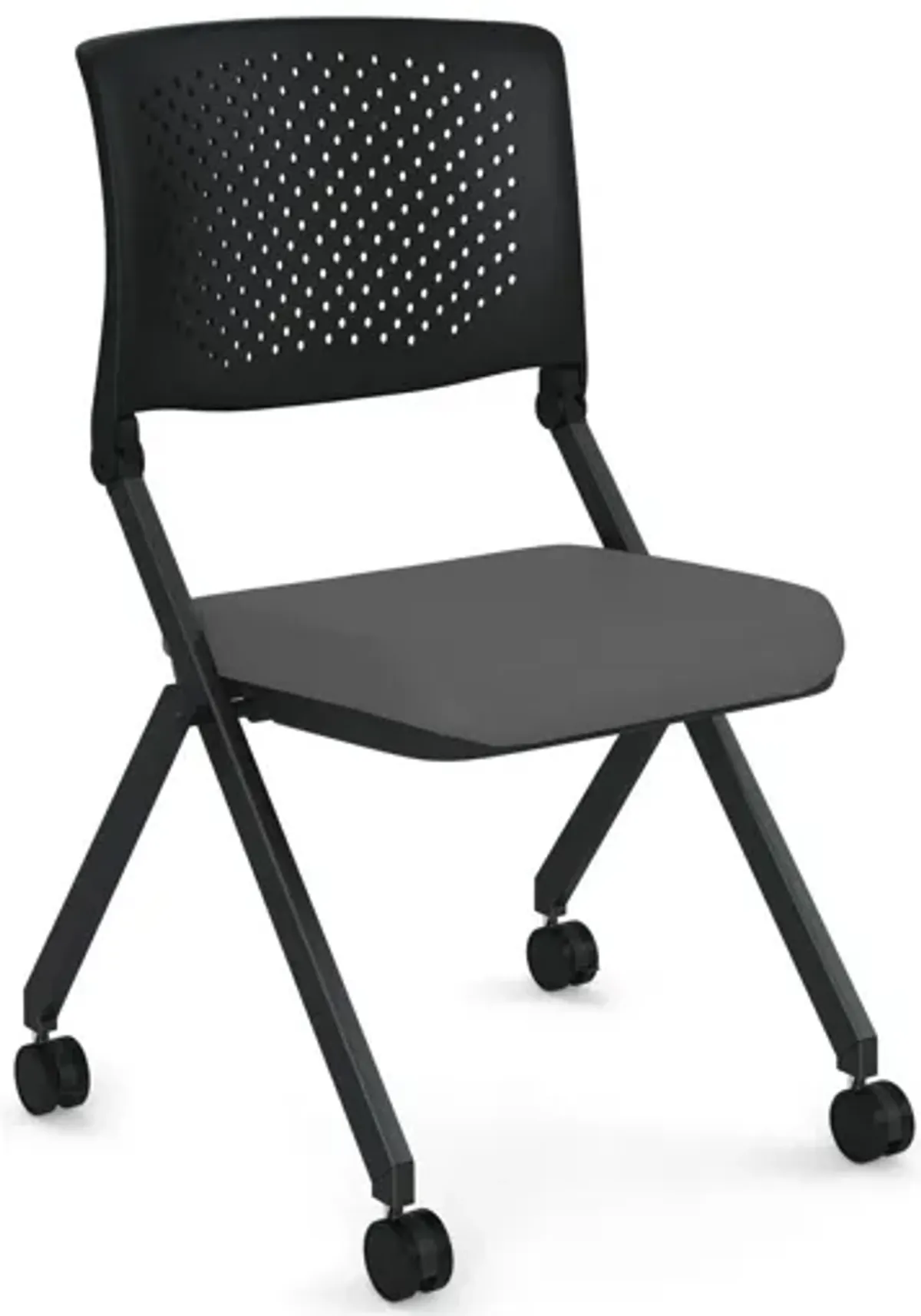 OfficeSource | Julep | Armless Nesting Chair with Fabric Seat
