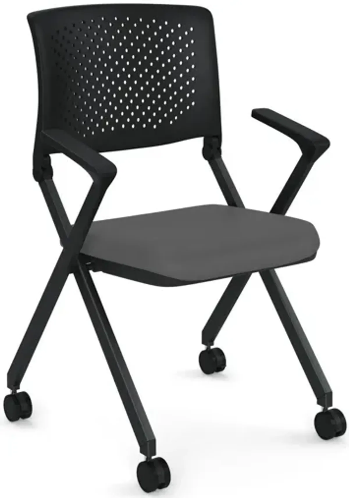 OfficeSource | Julep | Nesting Chair with Arms and Casters