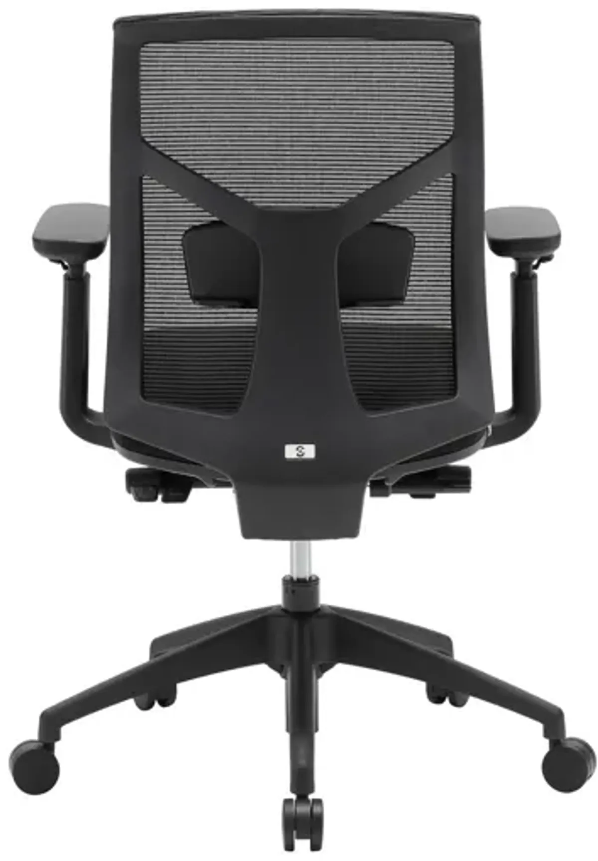 OfficeSource Starlight Mid Back Luxe Task Chair with Black Frame and Seat Slider