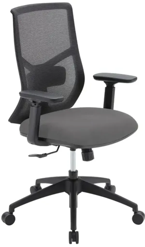 OfficeSource Starlight High Back Basic Task Chair with Black Frame