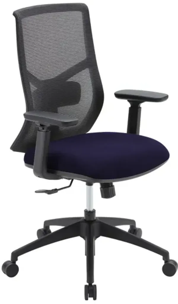 OfficeSource Starlight High Back Basic Task Chair with Black Frame