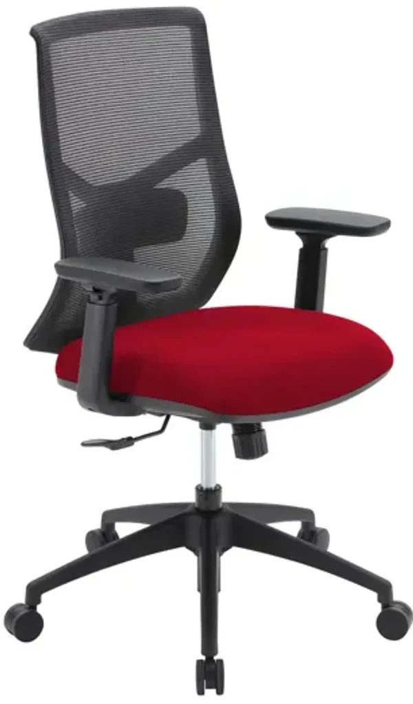 OfficeSource Starlight High Back Basic Task Chair with Black Frame