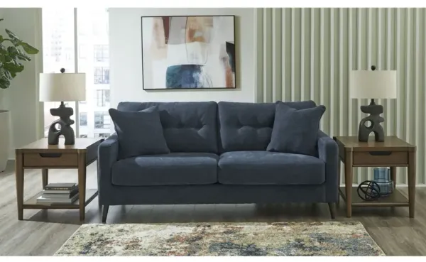 Bixler Navy 8-Piece Living Room Set