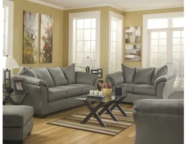 Darcy Cobblestone 8-Piece Living Room Set