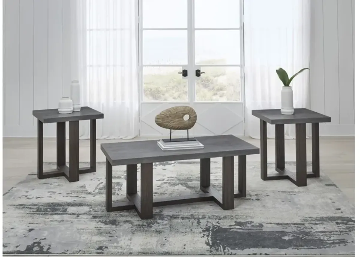 Cashton Blue 8-Piece Living Room Set