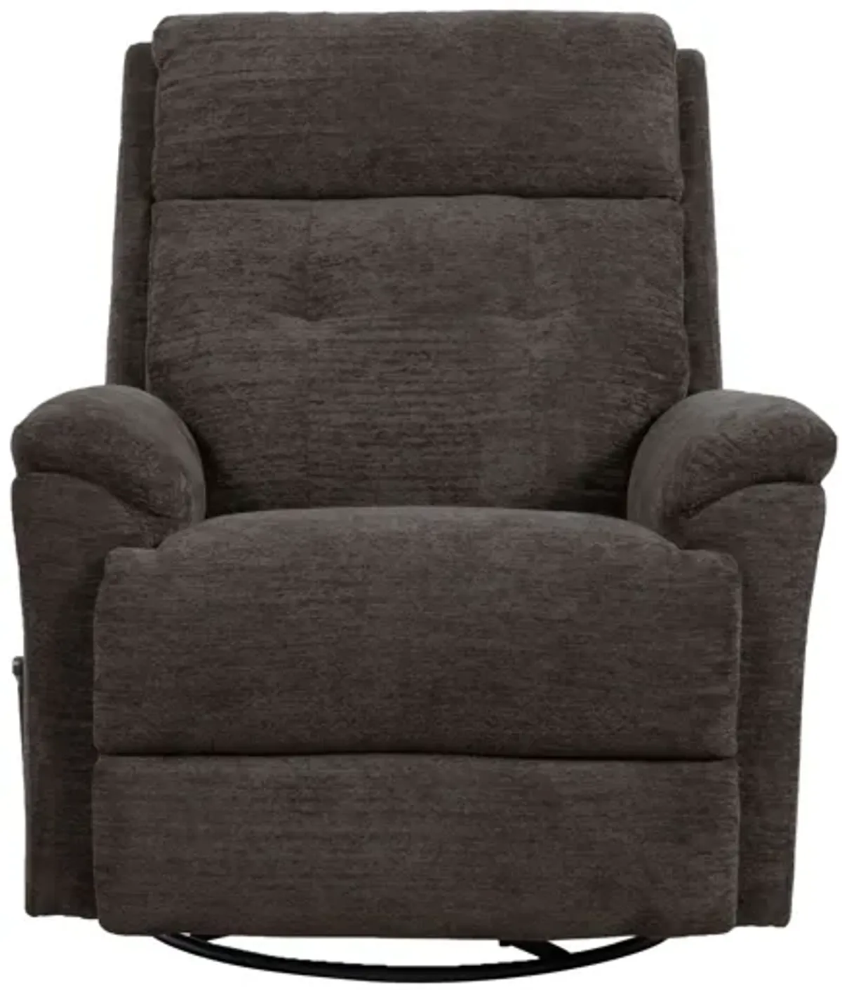 Sophisticated Steel Perfect Match Swivel Gliding Recliner
