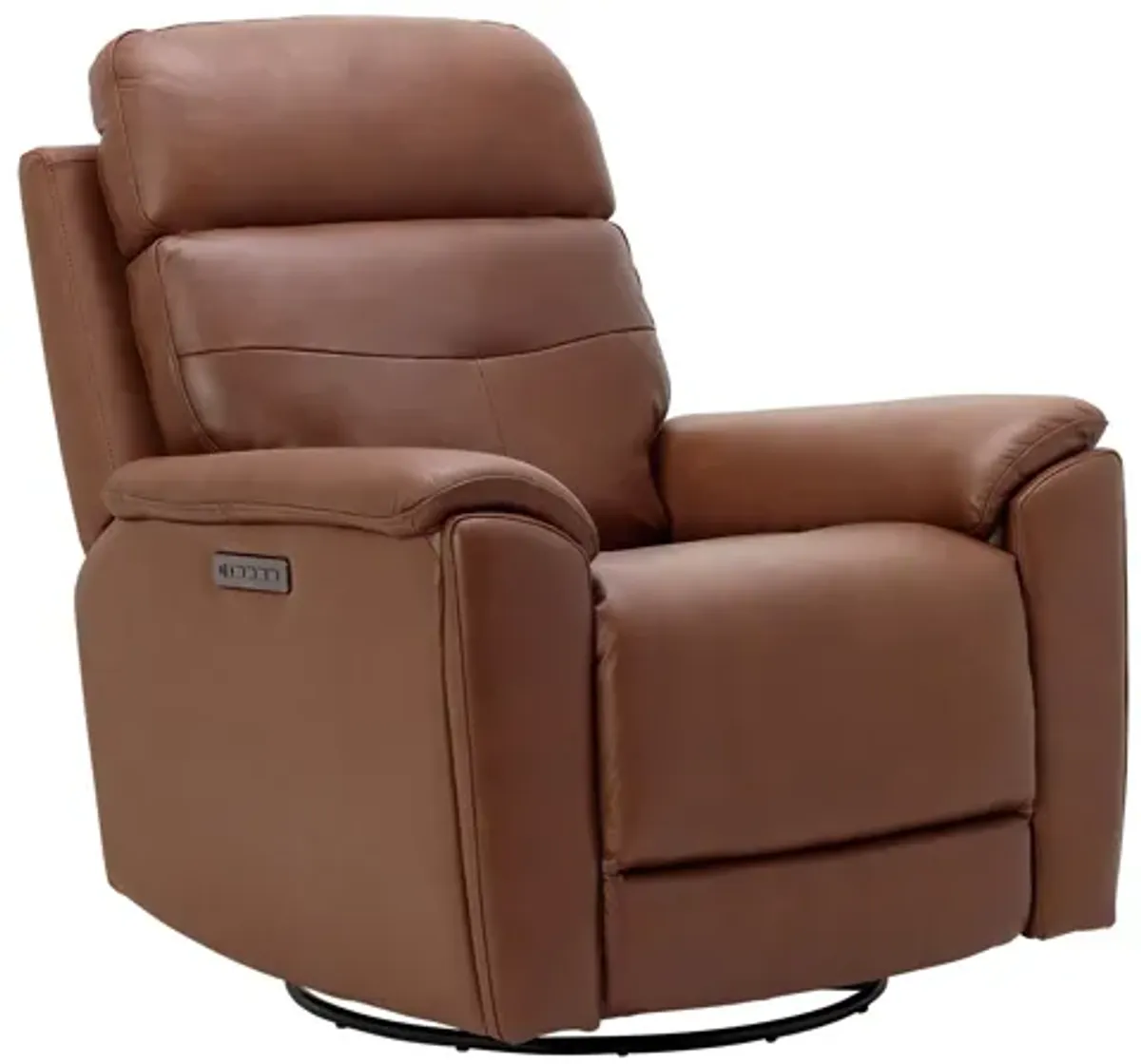Refined Pecan Perfect Match Triple Power Swivel Gliding Recliner