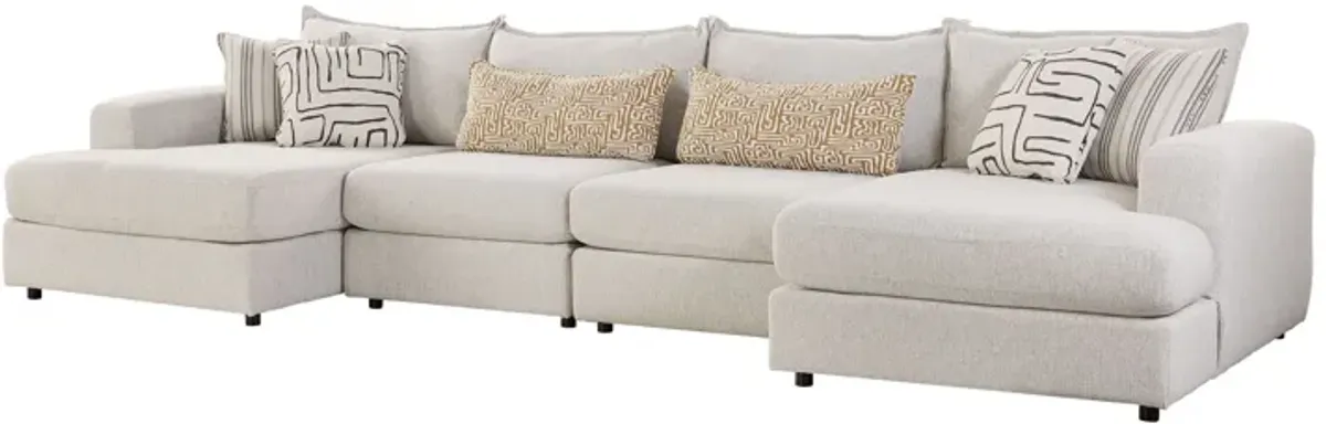 Dream 4-Piece Sectional with Dual Chaises