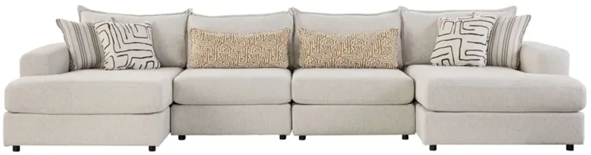 Dream 4-Piece Sectional with Dual Chaises