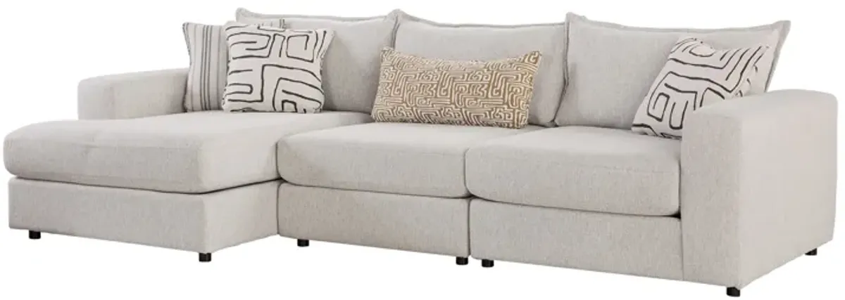 Dream 3-Piece Sectional with Left Arm Facing Chaise