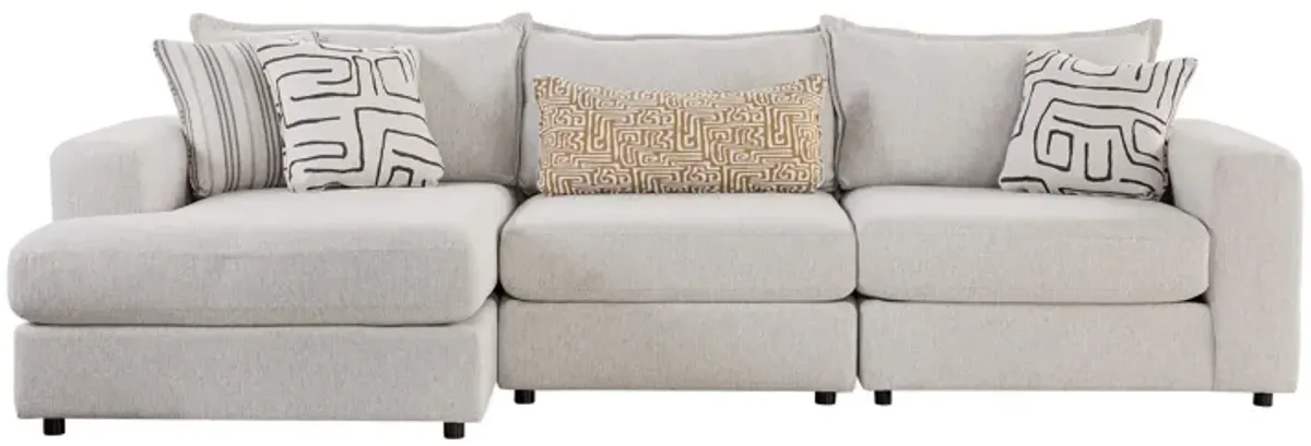 Dream 3-Piece Sectional with Left Arm Facing Chaise