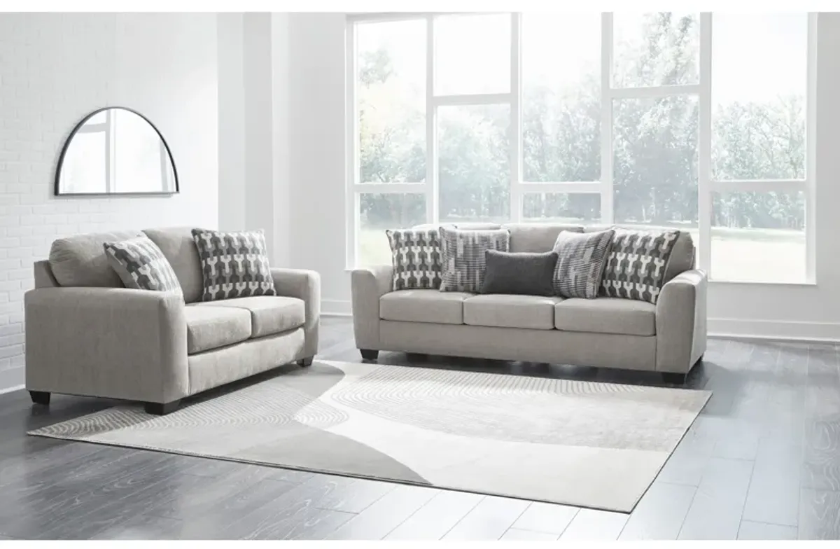 Avenal Park Flannel 8-Piece Living Room Set