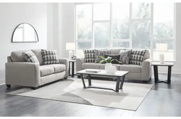 Avenal Park Flannel 8-Piece Living Room Set