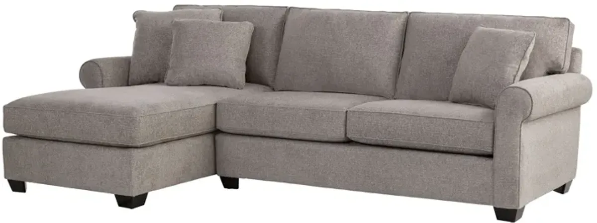 Camila 2-Piece Sectional with Left Arm Facing Chaise by Detroit Furniture Collection