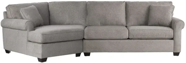 Camila 2-Piece Sectional with Left Arm Facing Cuddler by Detroit Furniture Collection