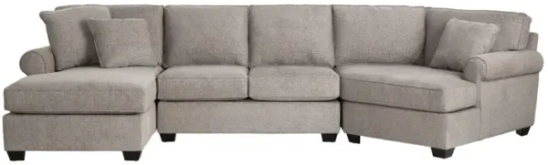 Camila 3-Piece Sectional with Left Arm Facing Chaise by Detroit Furniture Collection