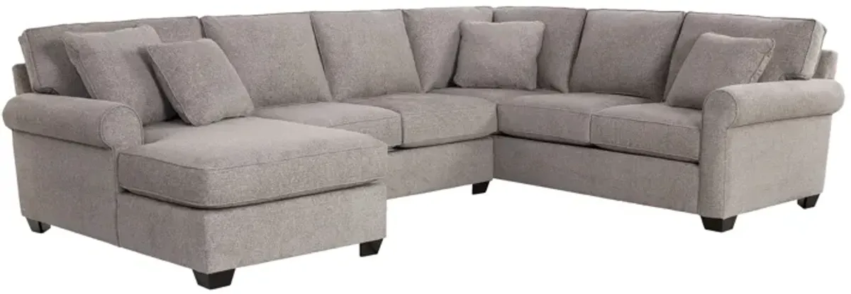Camila 3-Piece Sectional with Right Arm Facing Corner Sofa by Detroit Furniture Collection
