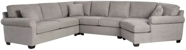 Camila 3-Piece Sectional with Right Arm Cuddler Chaise by Detroit Furniture Collection