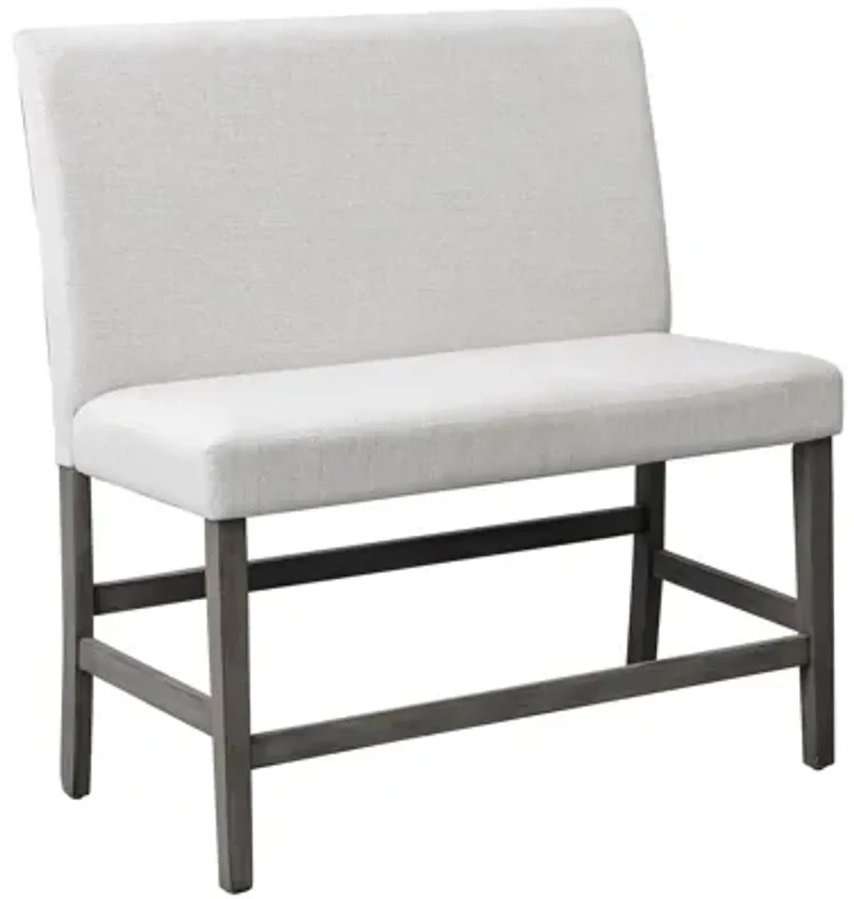 Bolin Upholstered Counter Height Bench With Back