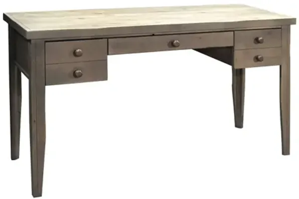 Joshua Creek 54 inch Writing Desk - Barnwood