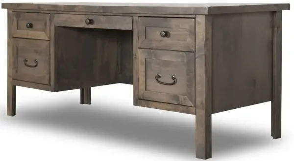 Joshua Creek Executive Desk - Barnwood