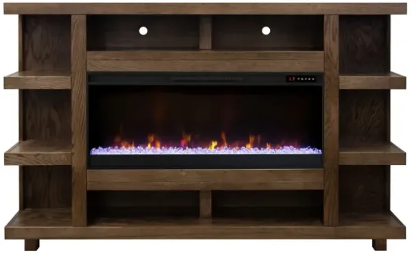 Laurel Canyon 72" Fireplace Mantel - Oak Bourbon
