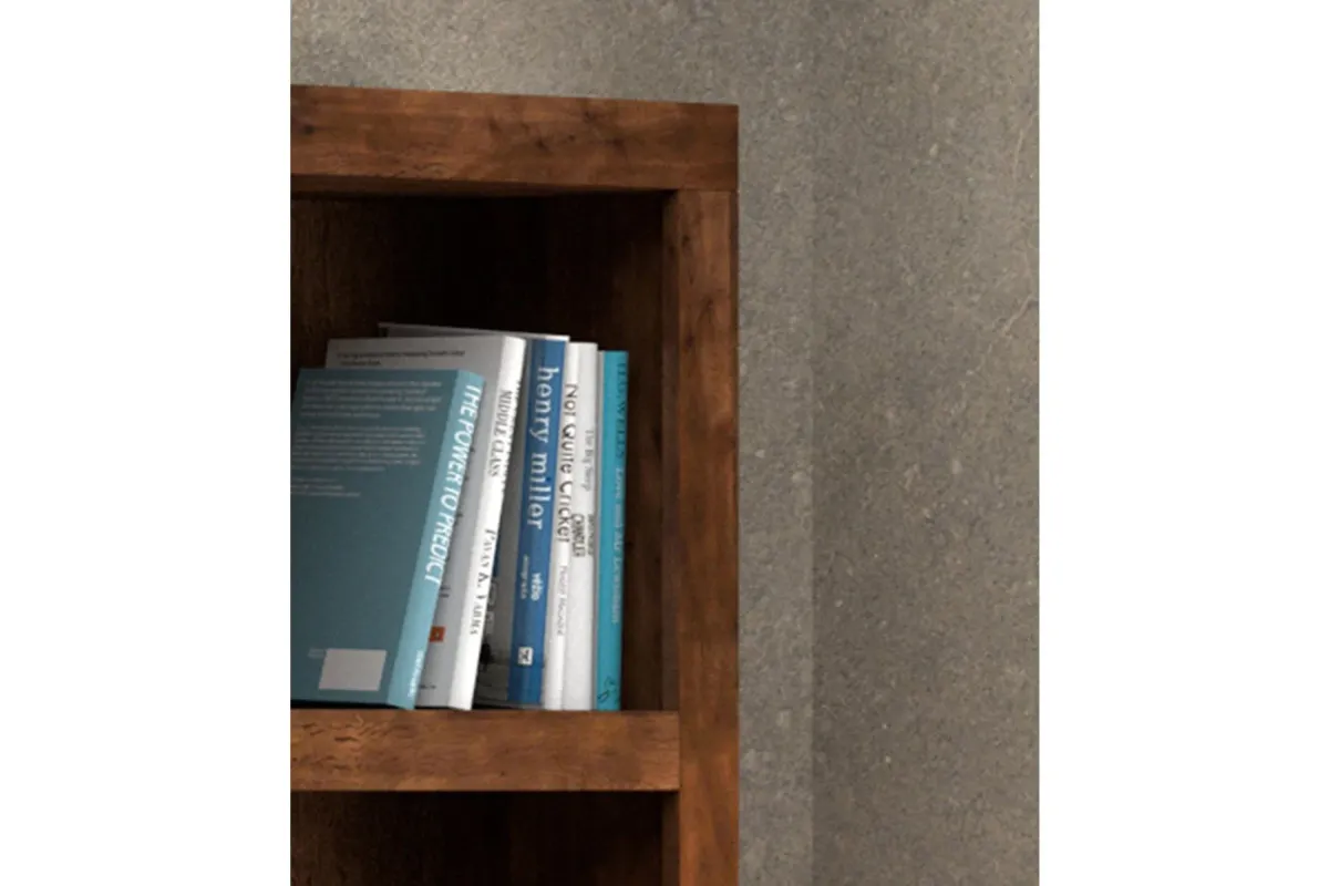 Sausalito 79 inch Bookcase - Whiskey