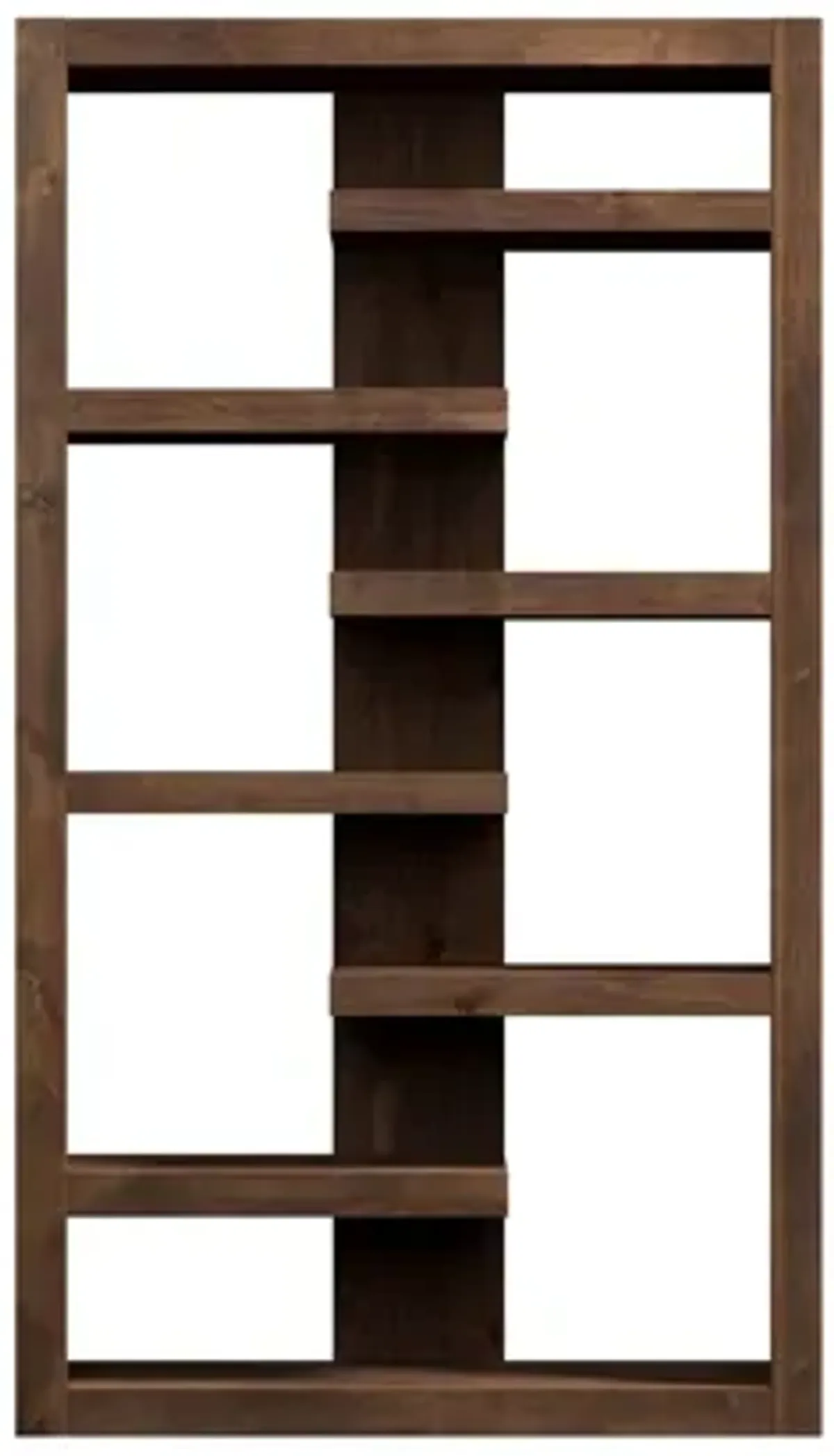 Sausalito 72 inch 6-shelf Bookcase - Whiskey