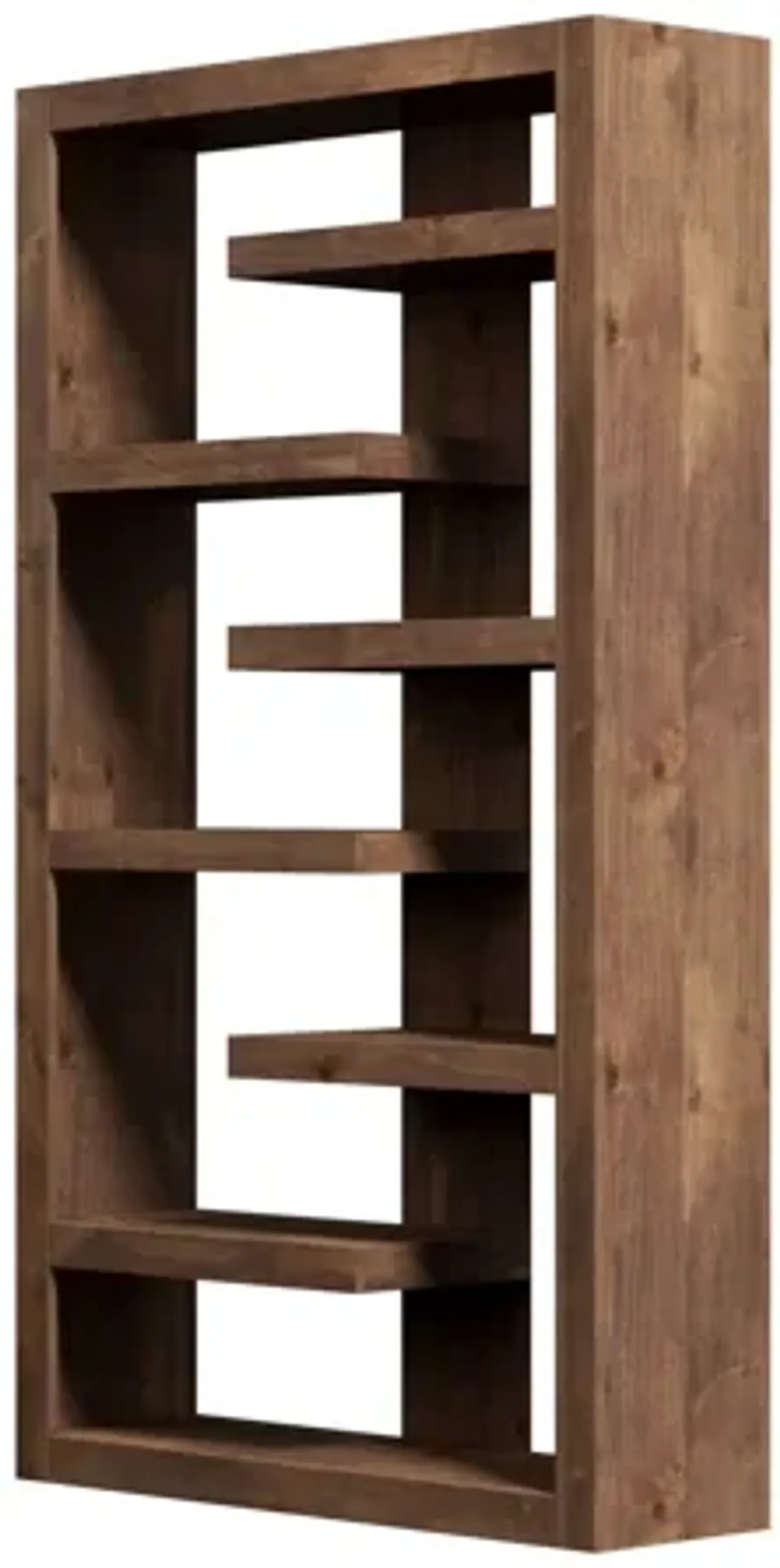 Sausalito 72 inch 6-shelf Bookcase - Whiskey