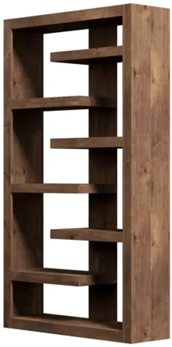 Sausalito 72 inch 6-shelf Bookcase - Whiskey