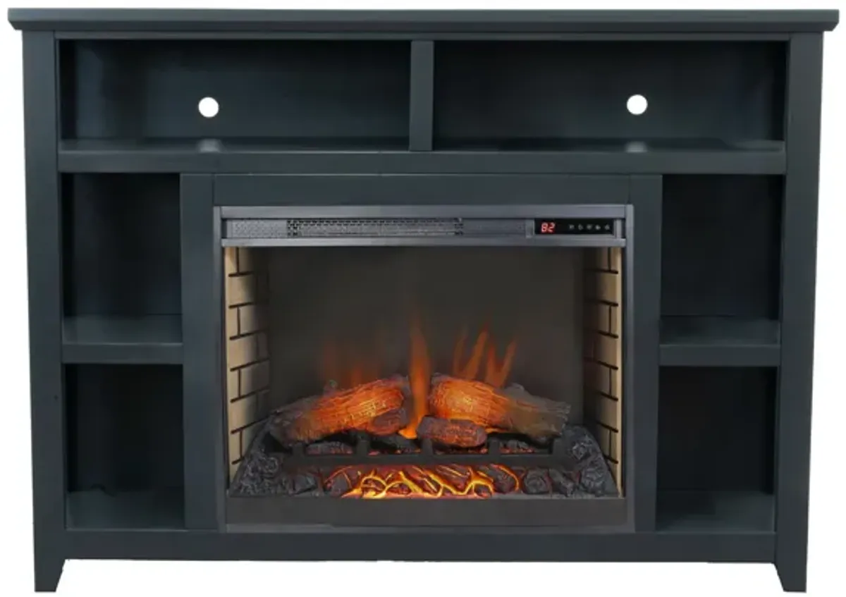 Studio 56 inch Fireplace Mantel - Black