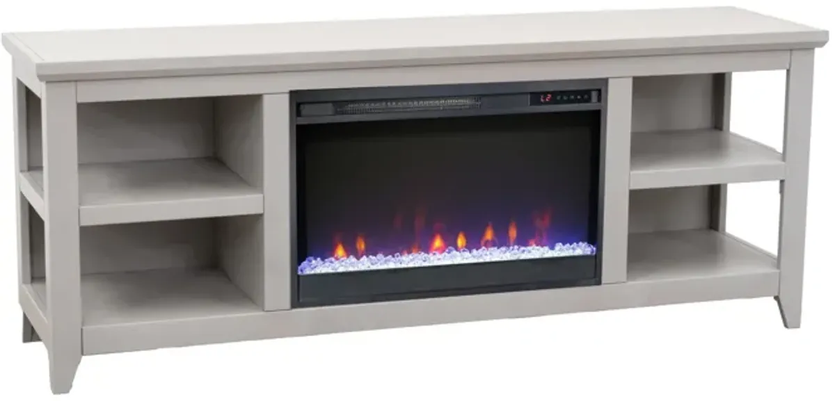 Studio 65" Fireplace TV Stand - Sandstone