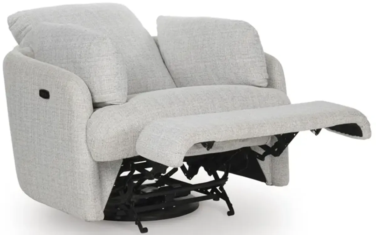 Alainmont Next-Gen Nuvella Swivel Power Recliner